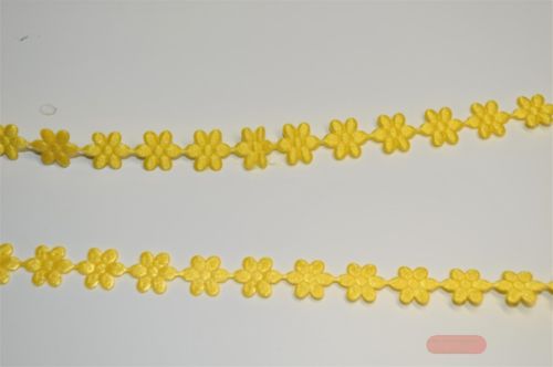 Bild von Band 25m/ 10mm, Blumengarland, gelb