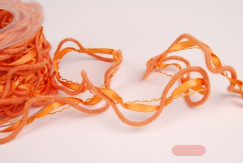Bild von Band 10m/ 40mm, Nature Wolle Mab, orange