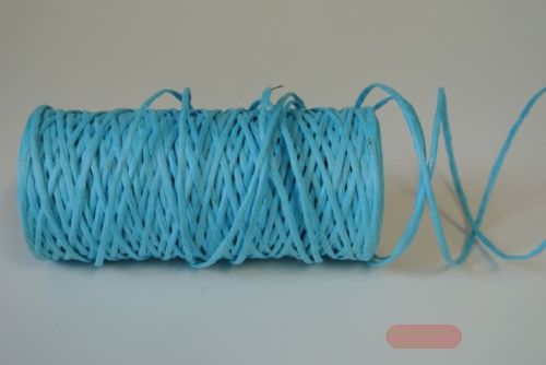 Bild von Band 50m/ 2mm, PaperCord mit Draht, türkis
