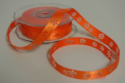 Bild von Band 20m/ 12mm, Open Flower, orange