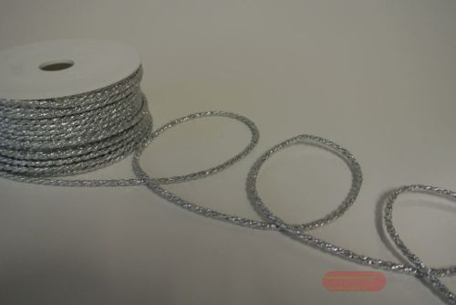 Bild von Band   25m/  4mm, Kordel, silber
