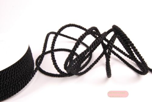 Bild von Band   25m/  4mm, Kordel, schwarz