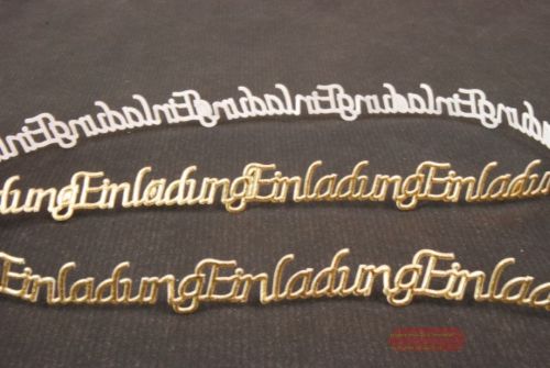 Bild von Band 10m/ 15mm, Einladung 200x klebend, gold