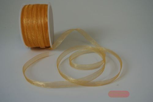 Bild von Band 50m/08mm, Organza, natur