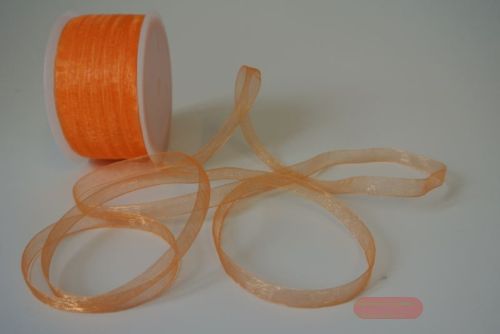 Bild von Band 50m/08mm, Organza, mandarin