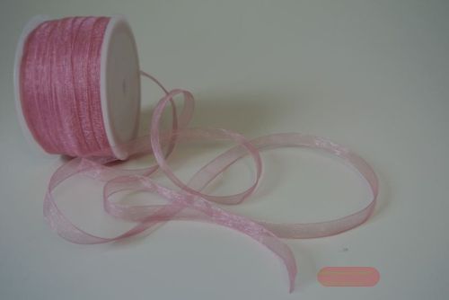 Bild von Band 50m/08mm, Organza, altrosa