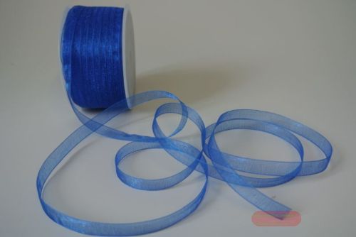 Bild von Band 50m/08mm, Organza, blau