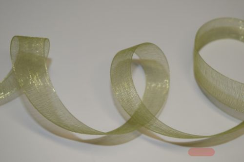 Bild von Band 25m/15mm, Organza, olive