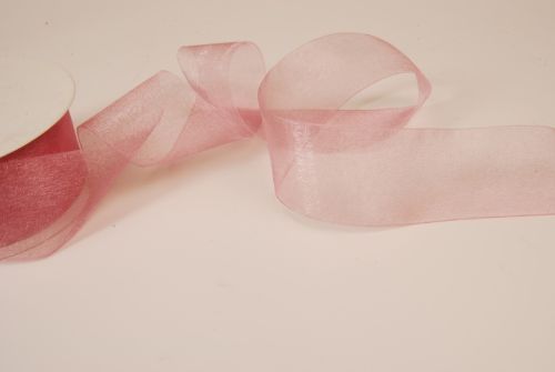 Bild von Band 25m/38mm, Organza, altrosa