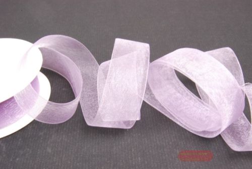 Bild von Band 25m/ 25mm, Organza, lila