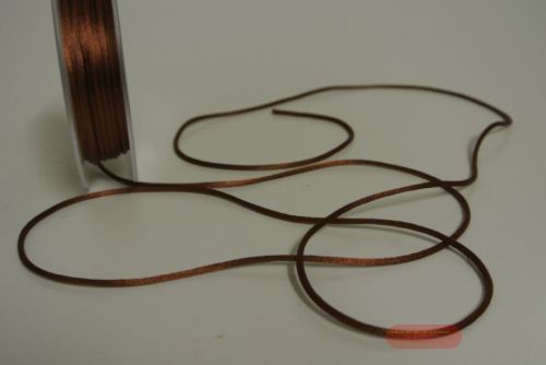 Bild von Band 25m/ 2mm, Seiden-Cord, h'braun/kupfer