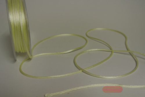 Bild von Band 25m/ 2mm, Seiden-Cord, h'gelb