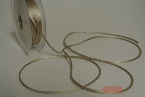 Bild von Band 25m/ 2mm, Seiden-Cord, leber