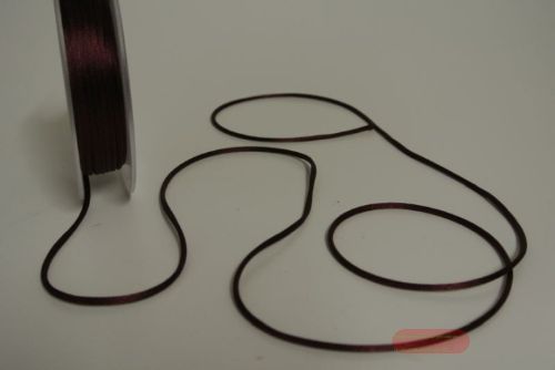 Bild von Band 25m/ 2mm, Seiden-Cord, stierenblut