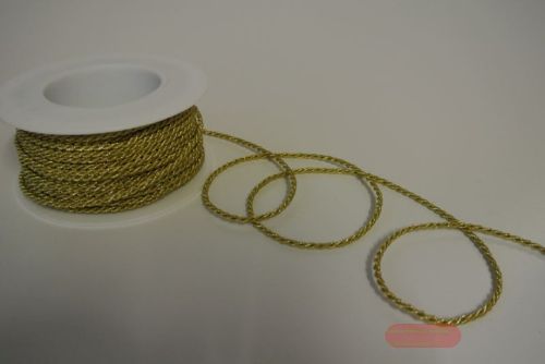 Bild von Cordel 25m/ 2.5mm, Lurex, gold
