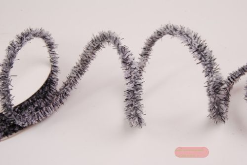 Bild von Band 10m/ 13mm, Fransen, grau