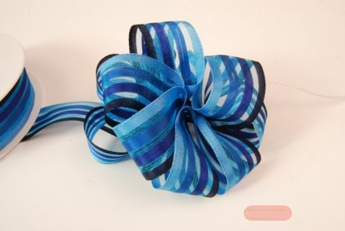 Bild von Susifix 25m/ 25mm, Streifen, d'blau/h'blau