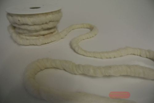 Bild von Band 5m/ 20mm, Wollkordel, weiss
