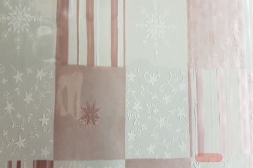 Bild von Bogen 70x 100cm, Folie Quadrate, lila