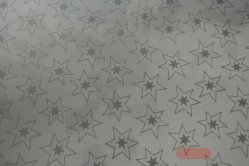 Bild von Bogen 70x 100cm, Folie Stern, silber