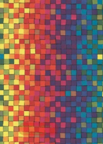 Bild von Rolle 200m x  50cm, Bahia Quadrate, bunt