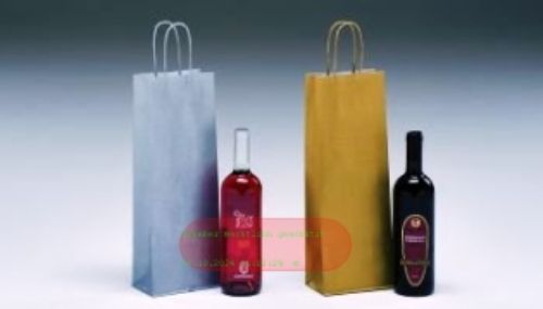 Bild von Flaschentasche, B14+8.5x H39cm, silber