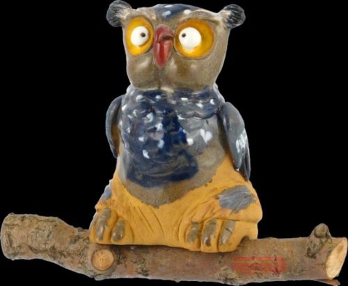 Bild von Gartenkeramik, Eule 17cm, winterfest - ohne Stab