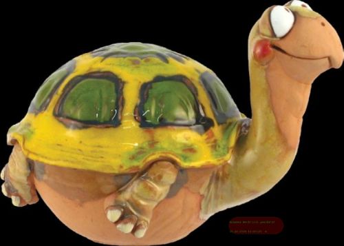 Bild von Gartenkeramik, Schildkröte 13cm, wintertauglich  - ohne Stab