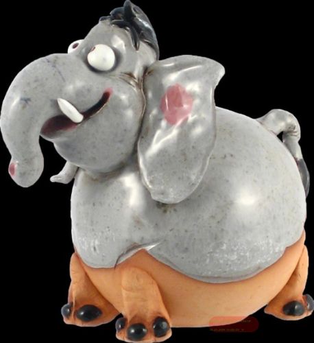 Bild von Gartenkeramik, Elefant 17cm, wintertauglich - ohne Stab