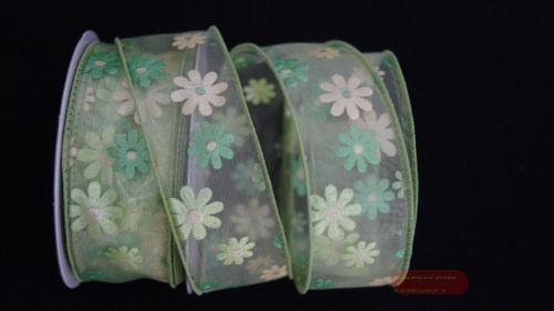 Bild von Band 10m/ 40mm, Frühling, grün