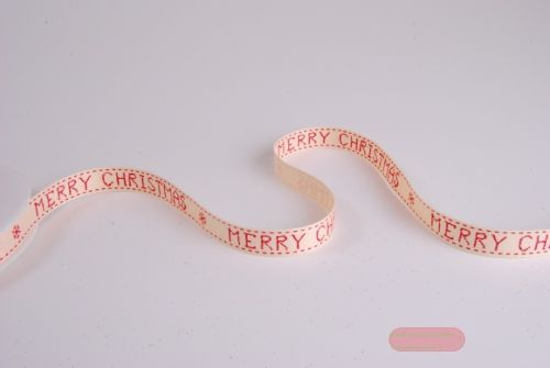 Bild von Band 20m/ 15mm, Merry Christmas, rot