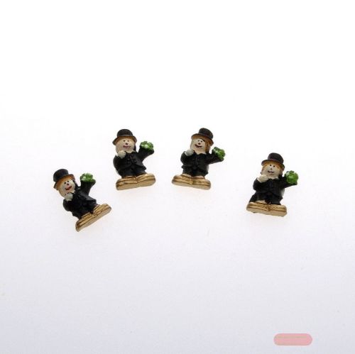 Bild von Kaminfegerin, 20mm klebend - VE 4x10 Stk, schwarz