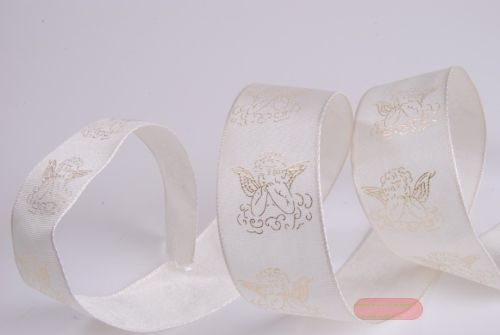 Bild von Band 20m/ 40mm, Engel 3D, gold