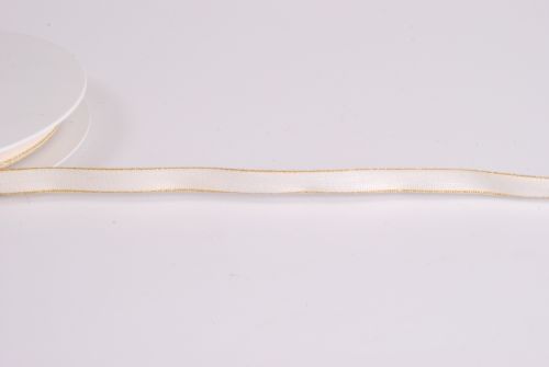 Bild von Band 20m/ 10mm, Color an Leine hell, gold