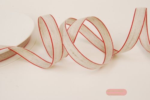 Bild von Band 20m/ 10mm, Color an Leine, rot