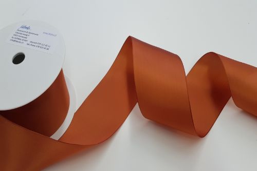 Bild von Band 25m/ 70mm, Taffet Uni, braun