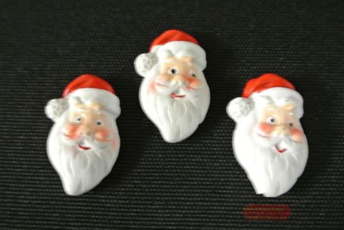 Bild von Santakopf, 40mm klebend, rot