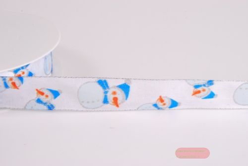 Bild von Band 25m/ 25mm, Schneemann, blau