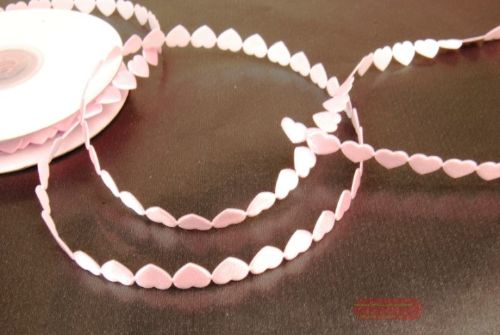 Bild von Band 10y/ 10mm, mini Herz klebend, rosa
