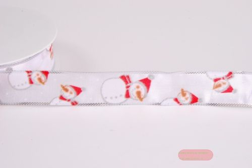 Bild von Band 25m/ 25mm, Schneemann, rot