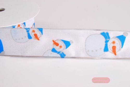 Bild von Band 25m/ 40mm, Schneemann, blau