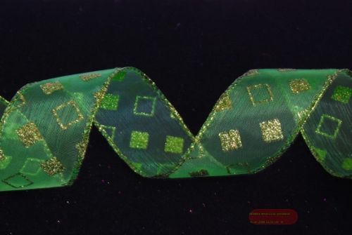 Bild von Band, 10m/ 40mm Würfel, grün