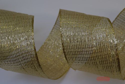 Bild von Band 20m/  65mm, Lurex-Netz, gold