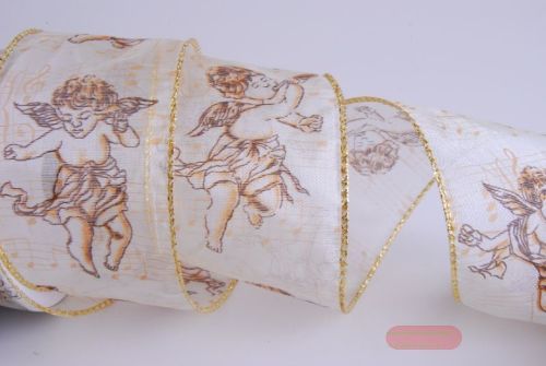 Bild von Band 10m/ 60mm, Engel, braun