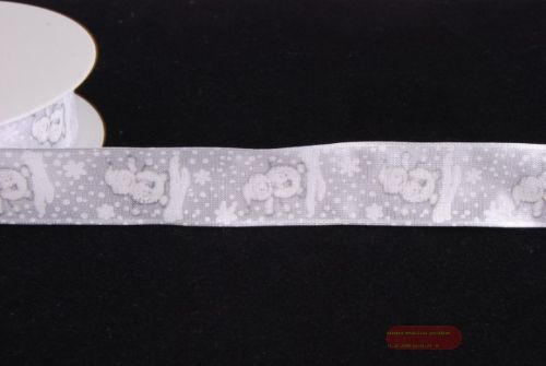 Bild von Band 25m/ 25mm, Schneemann, weiss