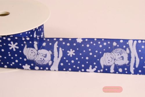 Bild von Band 25m/ 40mm, Schneemann, blau