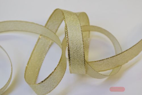 Bild von Band 25m/ 15mm, Brillant, gold