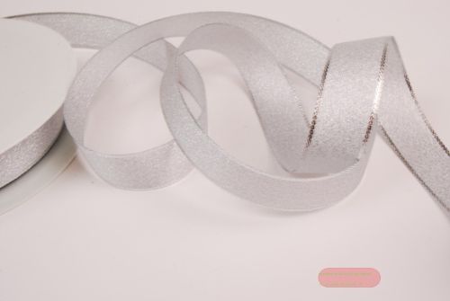 Bild von Band 25m/ 25mm, Brillant, silber