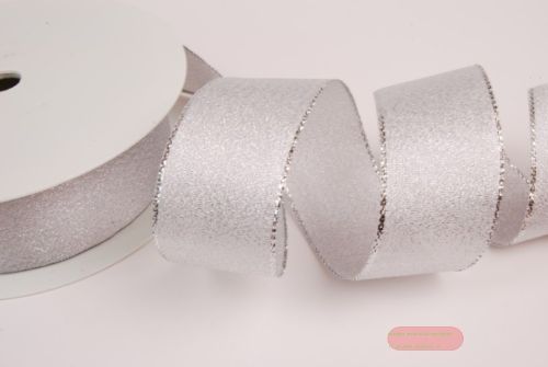 Bild von Band 25m/ 40mm, Brillant, silber