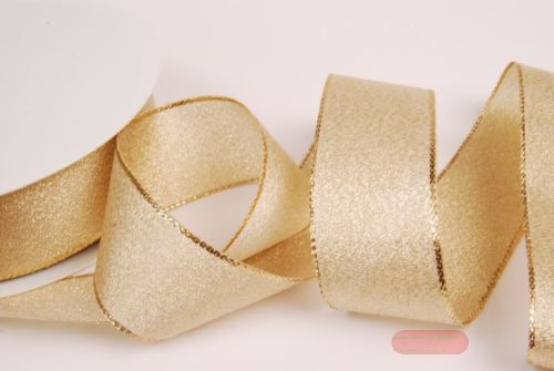 Bild von Band 25m/ 40mm, Brillant, gold